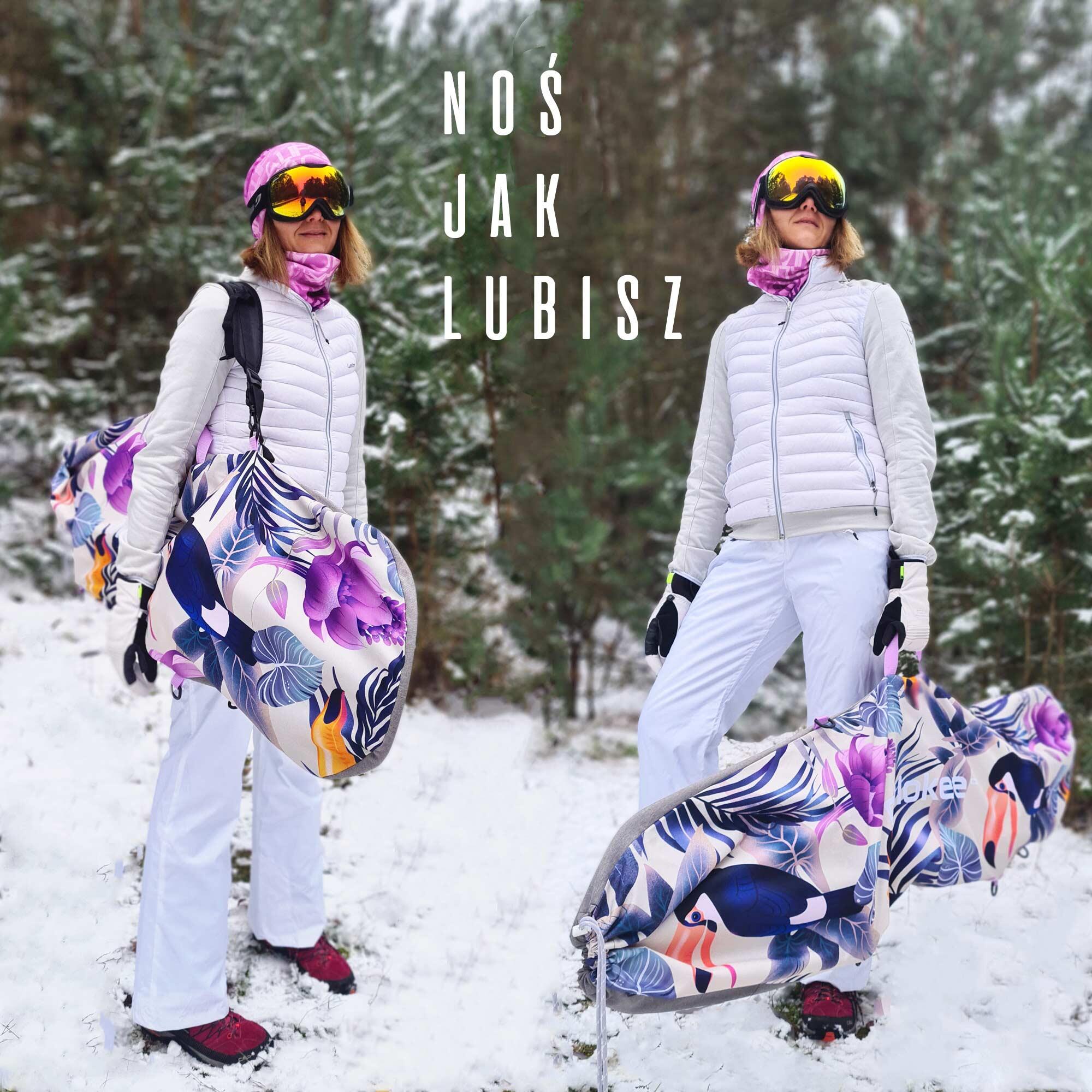 Pokrowiec snowboardowy Anaconda wielofunkcyjny i pojemny na deskę kask i buty 3/7