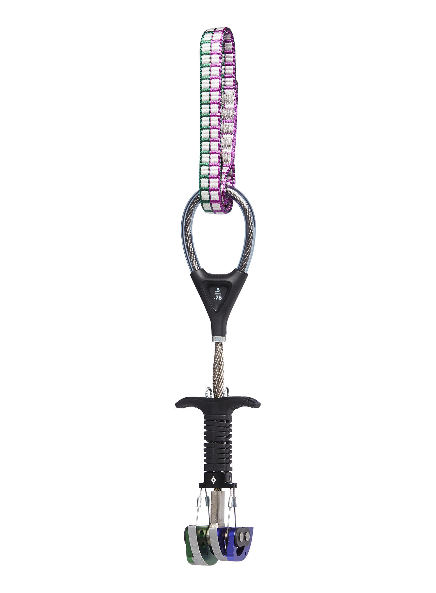 Camalot Z4 Offset Black Diamond 0,5–0,75 Micro-Schutzgerät leicht RigidFlex 1/2