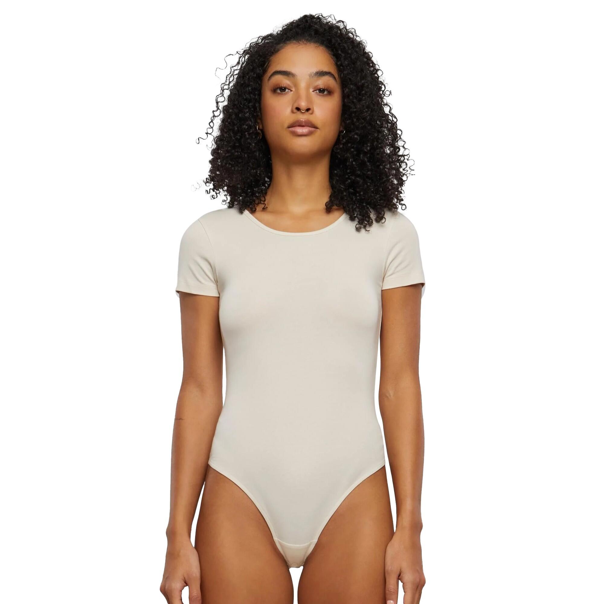 Body Elasticizzata Donna Urban Classics Sabbia Bianca 3/3