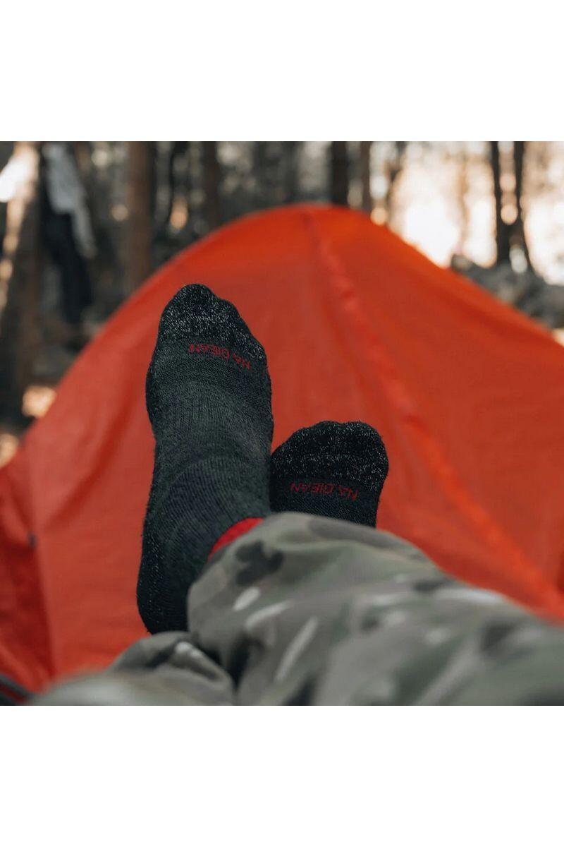 Calze trekking adulto Na Giean Medium Weight Crew grigio 3/4