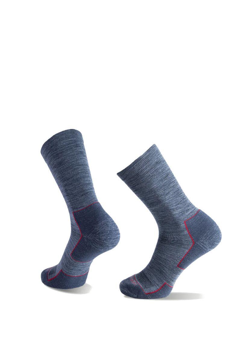 NA GIEAN Calze trekking adulto Na Giean Light Weight Crew grigio-blu