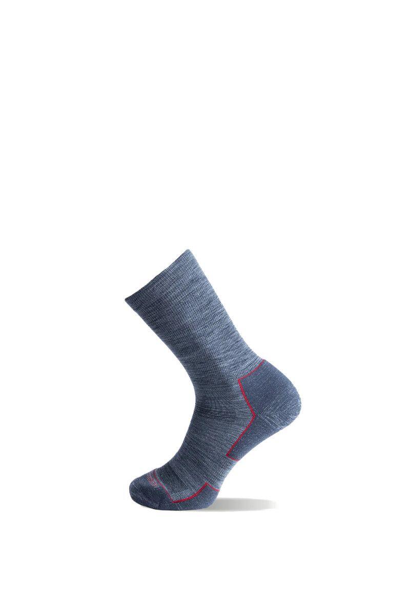 Calze trekking adulto Na Giean Light Weight Crew grigio-blu 2/3