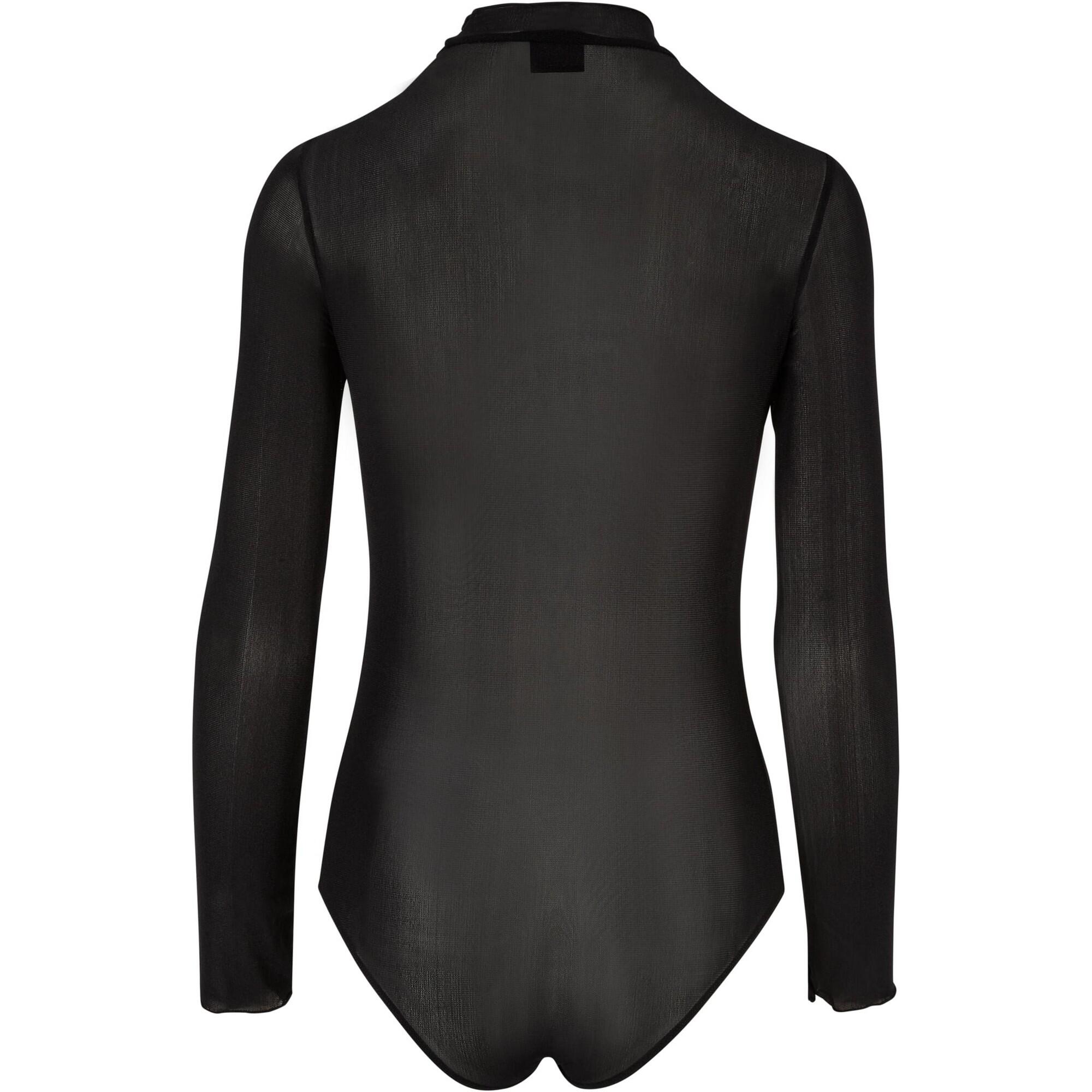 Body Maglia A Rete Dolcevita Donna Urban Classics Nero 2/2
