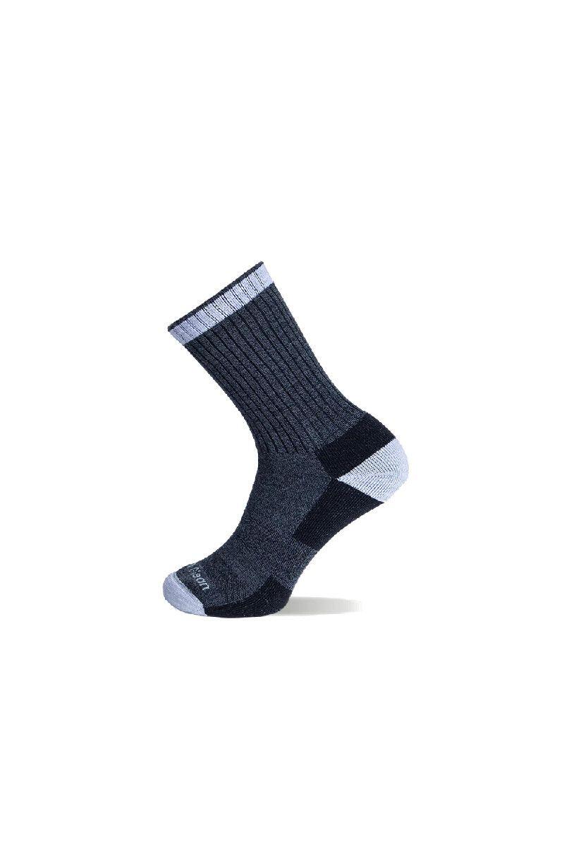 Calze trekking adulto Na Giean Medium Weight Crew grigio scuro 2/3