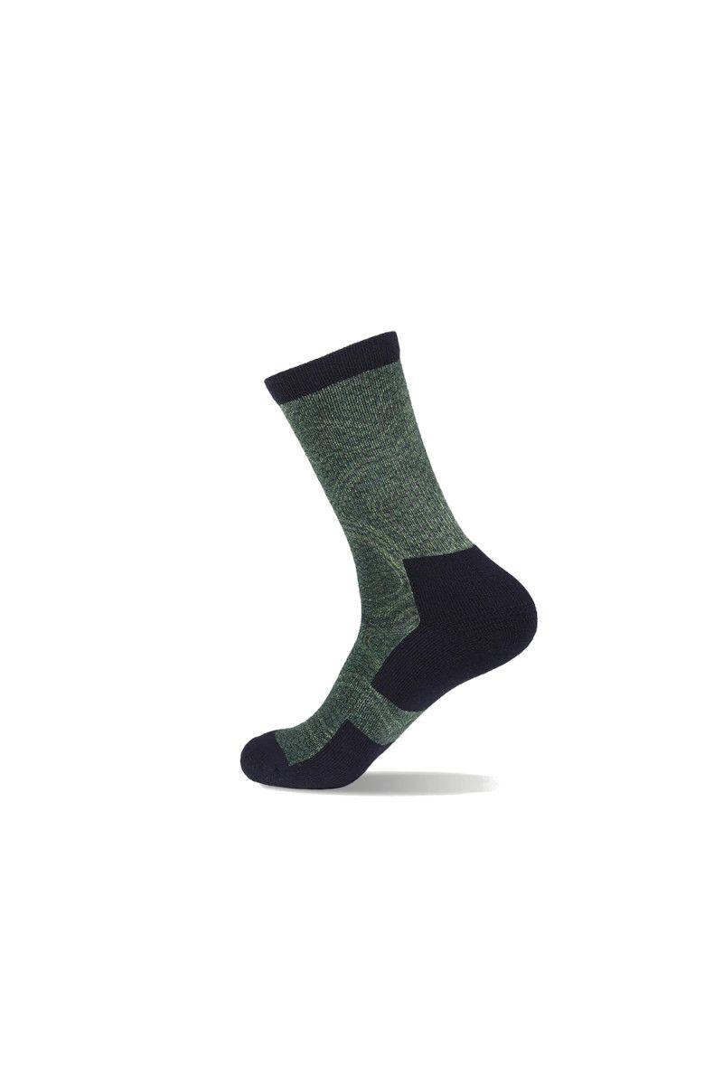 Calze trekking adulto Na Giean Boulder Way Medium Crew verde scuro 2/2