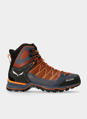 Wandelschoenen mannelijk salewa mountain lite goretex oranje