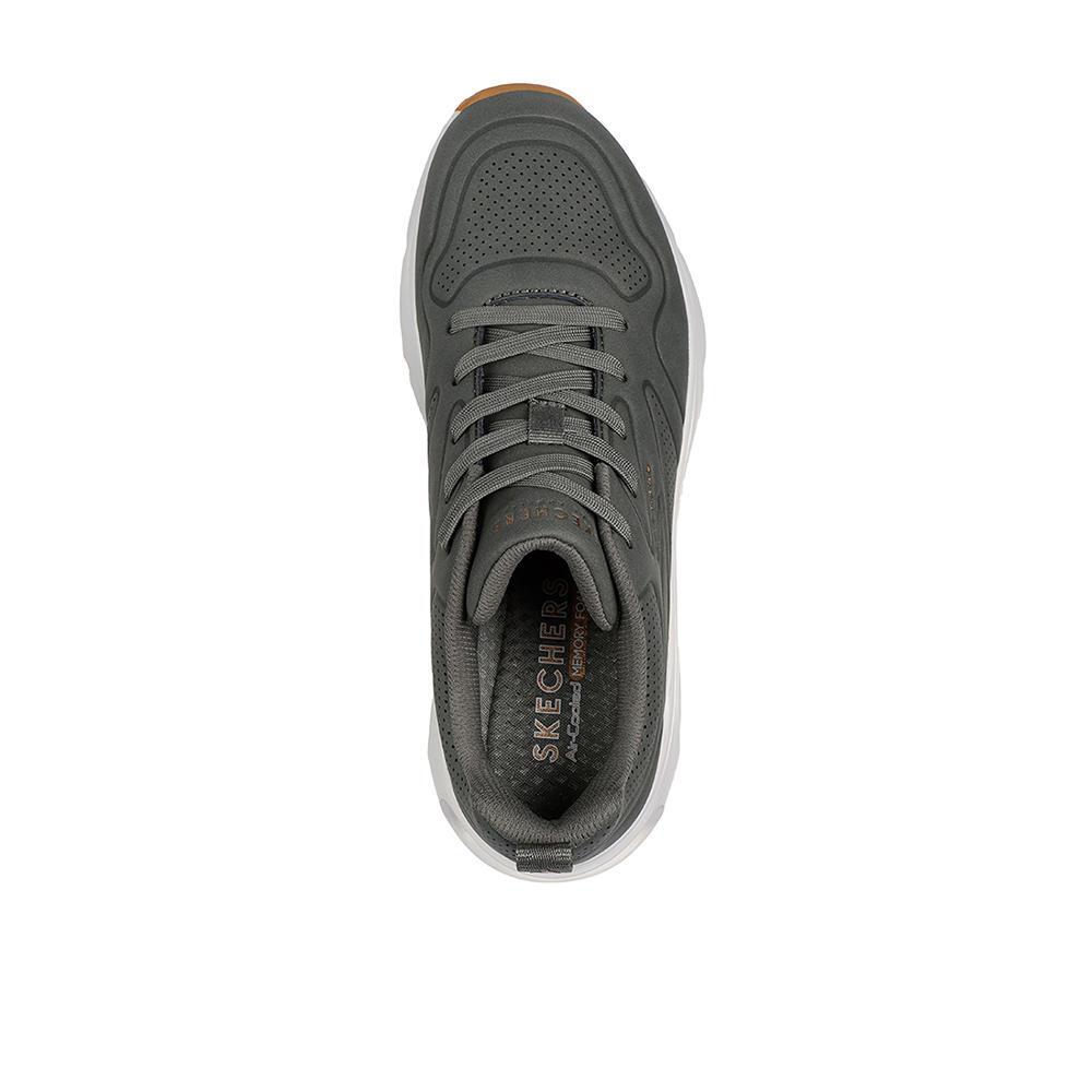 Tênis Skechers Femininos Tres-Air Uno Olive 3/4