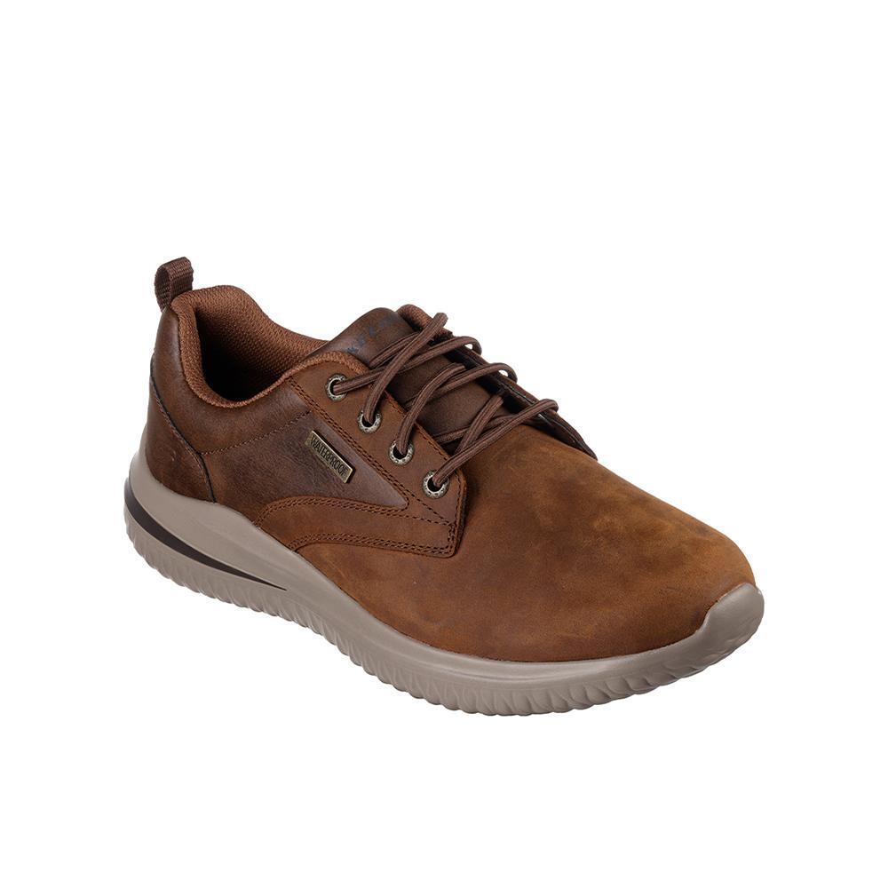 Sapatilhas Caminhada Homem Skechers 210661_CDB Marrom com Atacadores 2/5