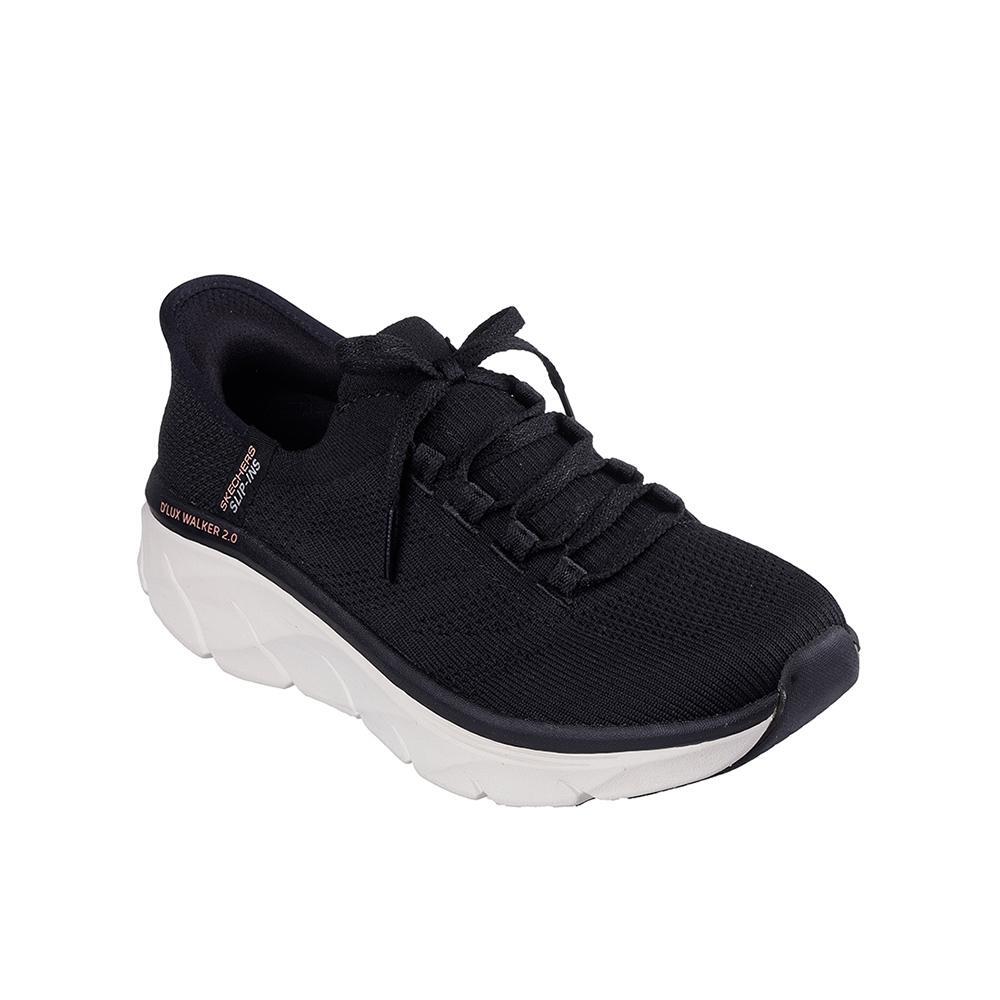 Skechers DLux Walker 2.0 Thrill Movement | Black/Tan | Womens Memory F 2/7
