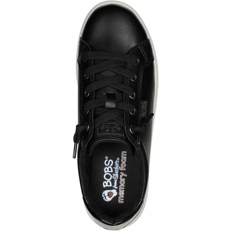 Sapatilhas Caminhada Mulher Skechers 114456_BLK Pretos com Atacadores