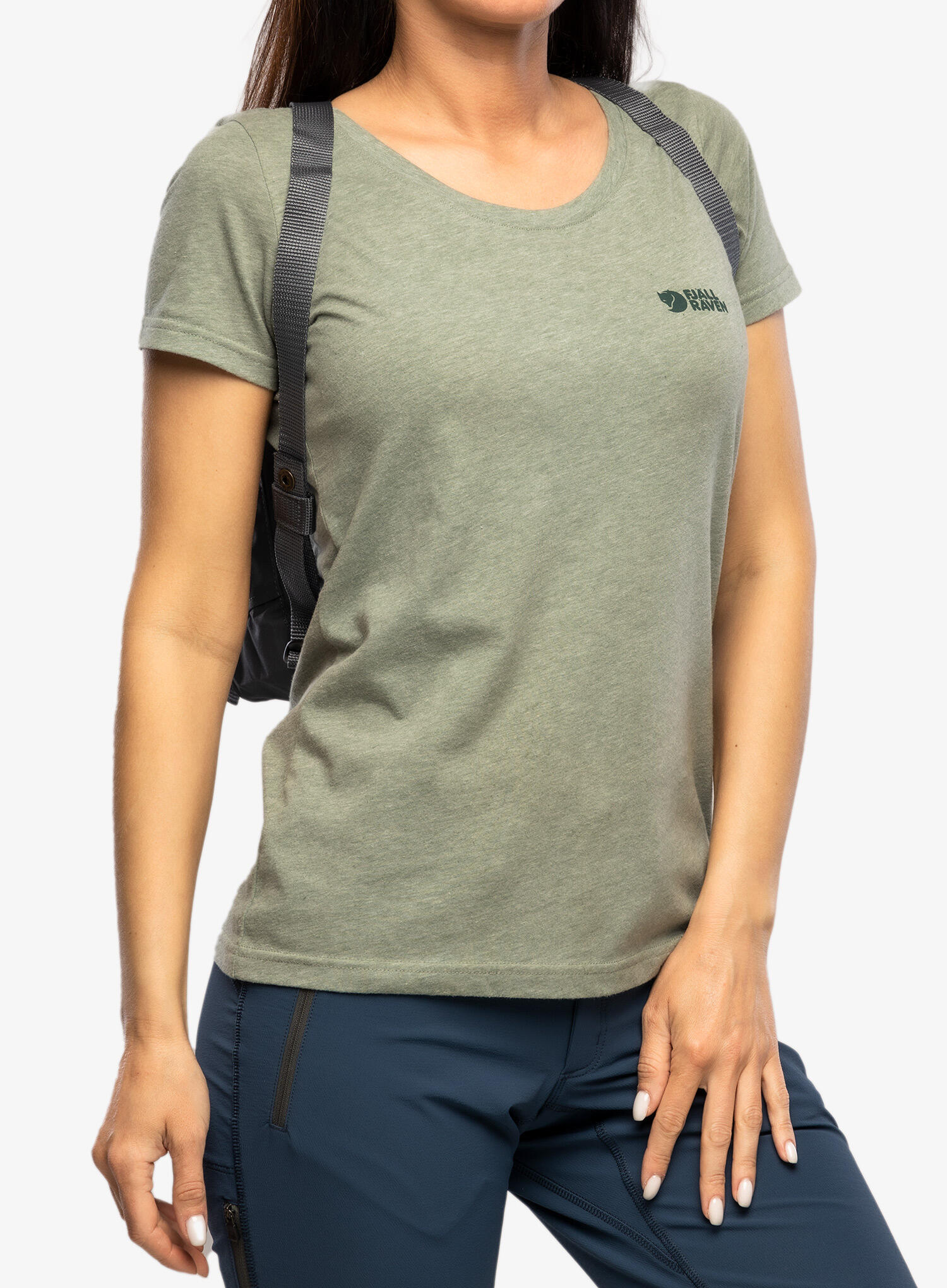Mochila para caminar Fjallraven kanken mini Gris 7 litros perlante 6/7
