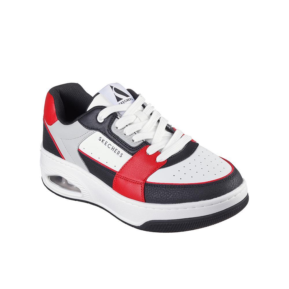 Tênis Skechers Masculino Uno Court Branco Vermelho 2/4