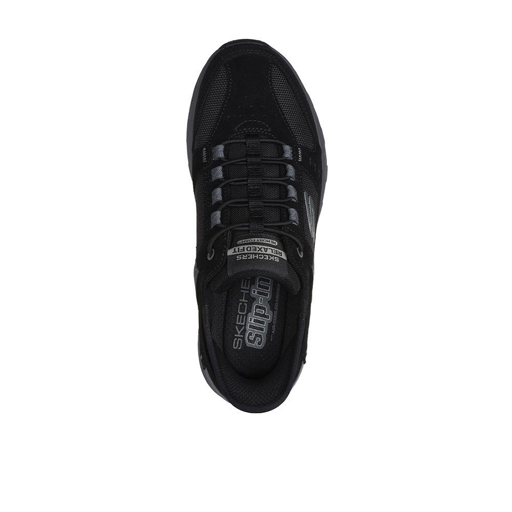 Tênis Pretos Skechers Masculinos Oak Canyon 3/4