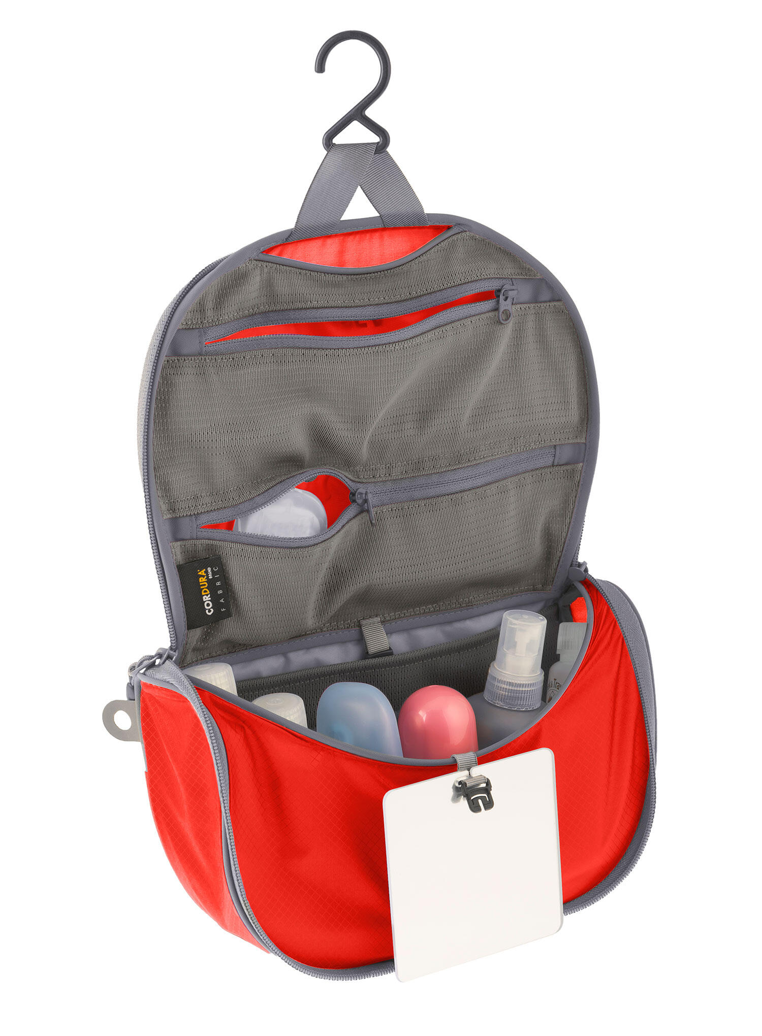 Kosmetyczka turystyczna Sea To Summit Ultra-Sil Hanging Toiletry Bag S - orange 2/4