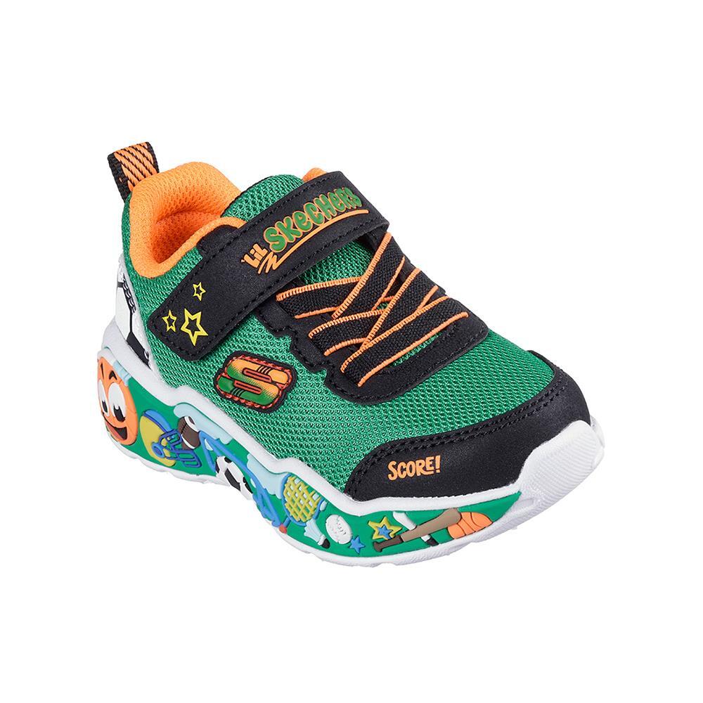 Sapatilhas Desportivas Caminhada Infantis Skechers 407312N_GRMT Verde Adesivo 2/7