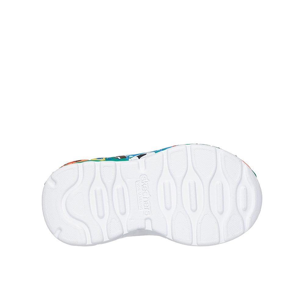 Sapatilhas Desportivas Caminhada Infantis Skechers 407312N_GRMT Verde Adesivo 4/7