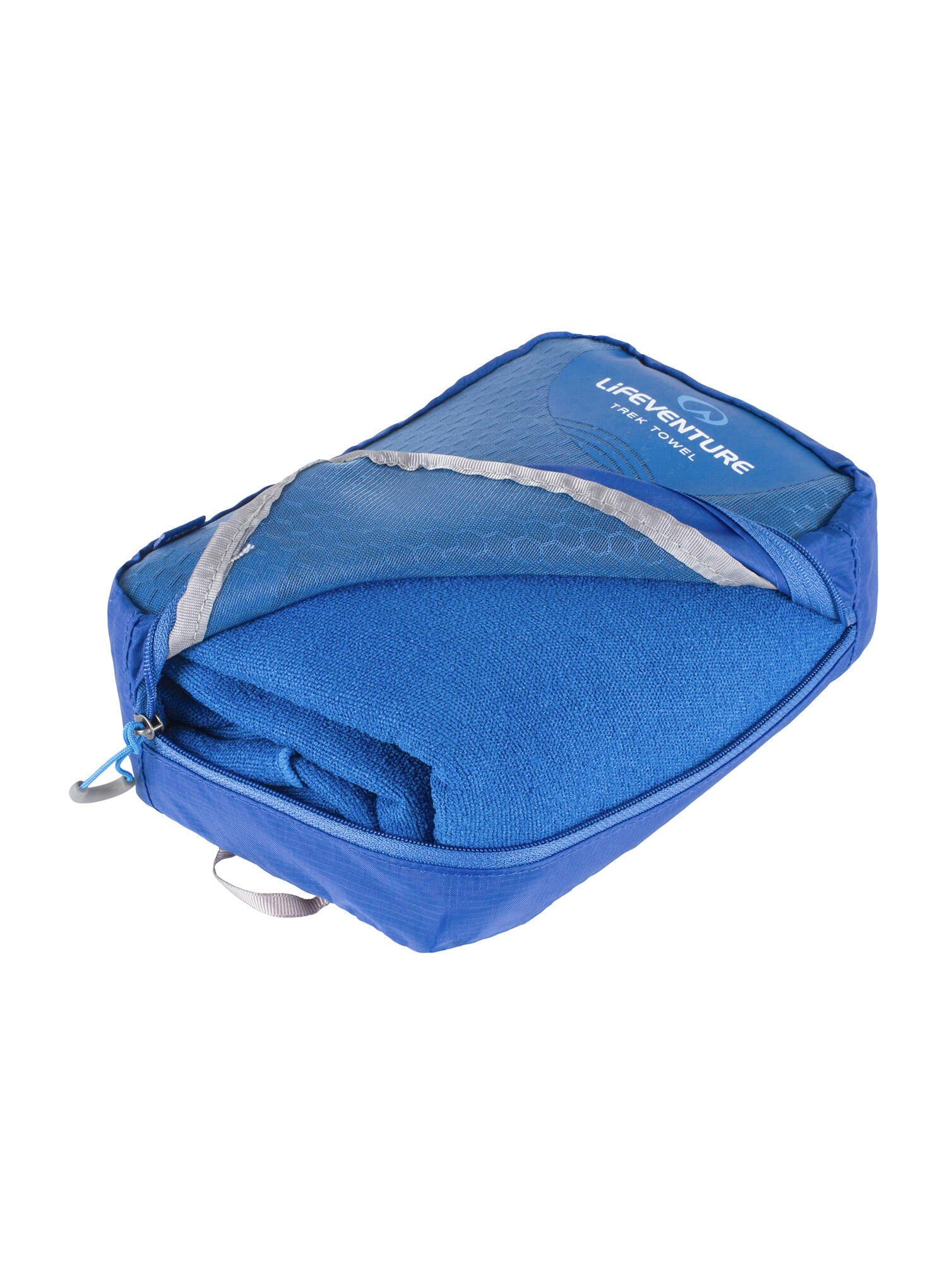 Servilleta de viaje Lifeventure Trek Giant microfibra 110x65 cm azul 4/7