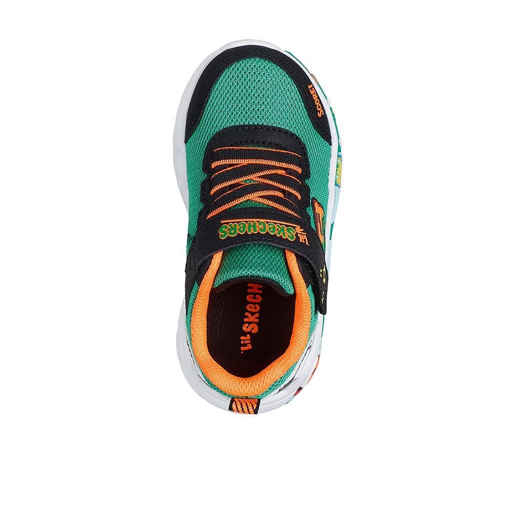 Sapatilhas Desportivas Caminhada Infantis Skechers 407312N_GRMT Verde Adesivo 3/7