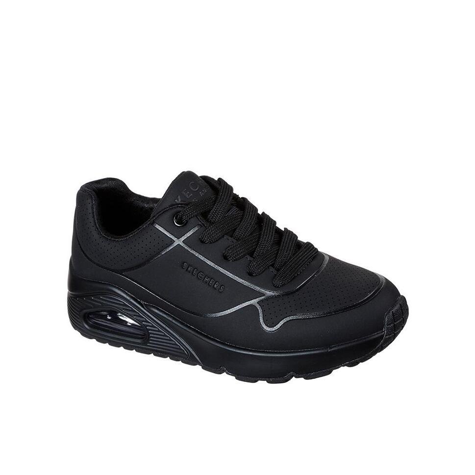 Buty na co dzień młodzieżowe SKECHERS UNO STAND ON AIR skóra