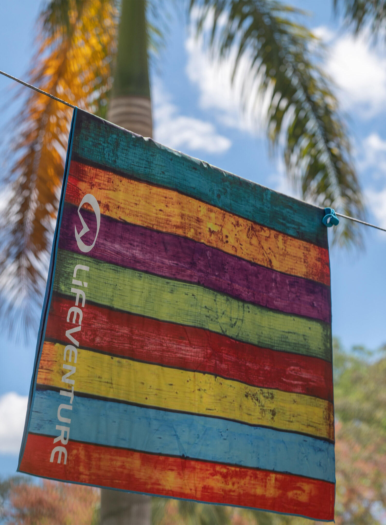 Ręcznik szybkoschnący Lifeventure Recycled SoftFibre Trek Towel XXL - striped 5/7