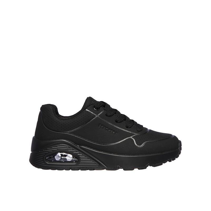 Sapatilhas Desportivas Caminhada Infantis Skechers 403674L_BBK Pretos Atacadores