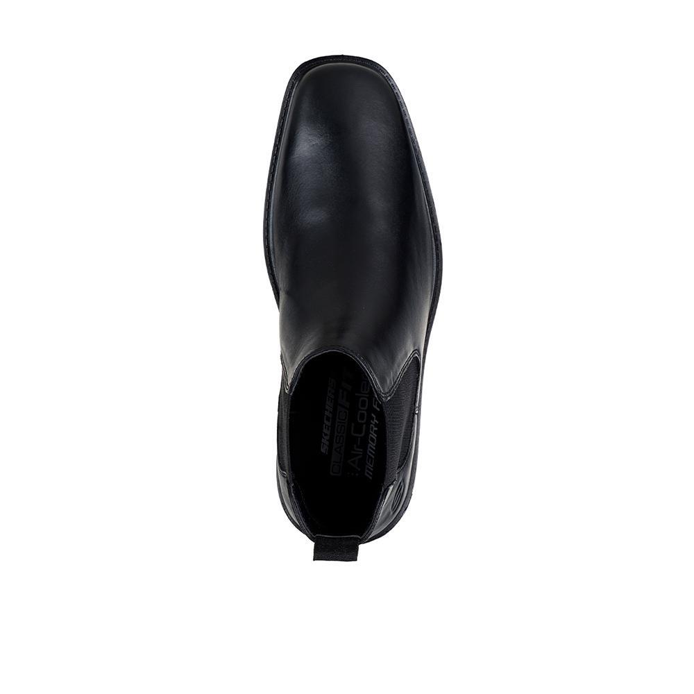 Botins Homem Skechers 205072_BLK Pretos Faixa Elástica 3/6