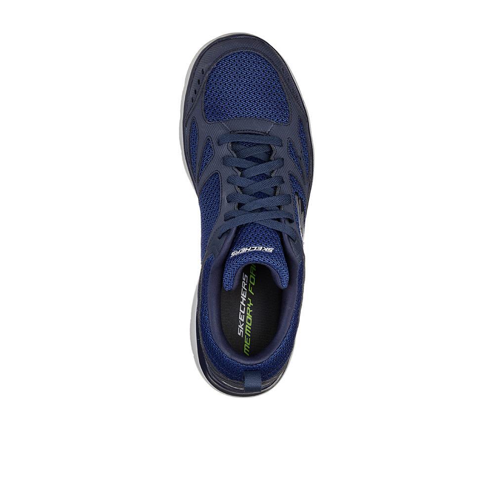Zapatillas Deportivas Caminar Hombre Skechers 52812_NVY Azul marino con Cordones 3/5