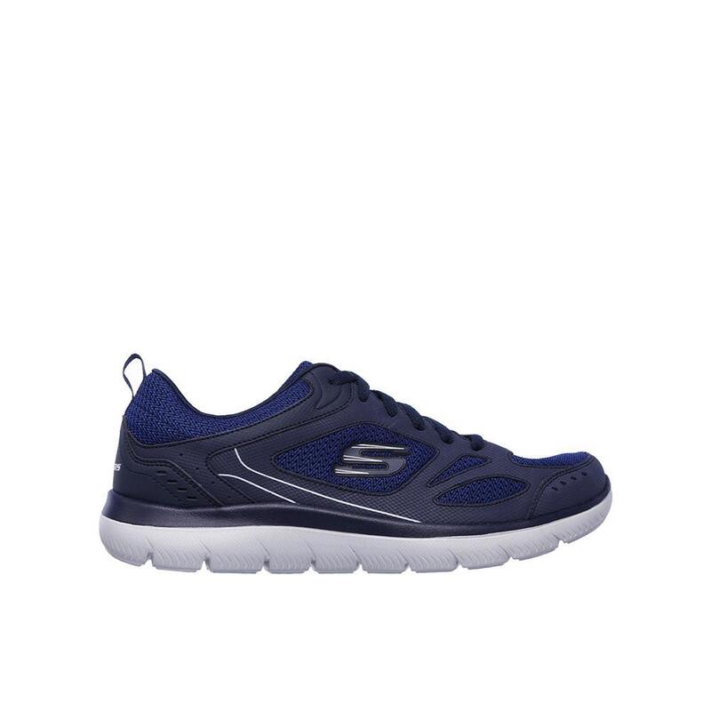 Zapatillas Deportivas Caminar Hombre Skechers 52812_NVY Azul marino con Cordones