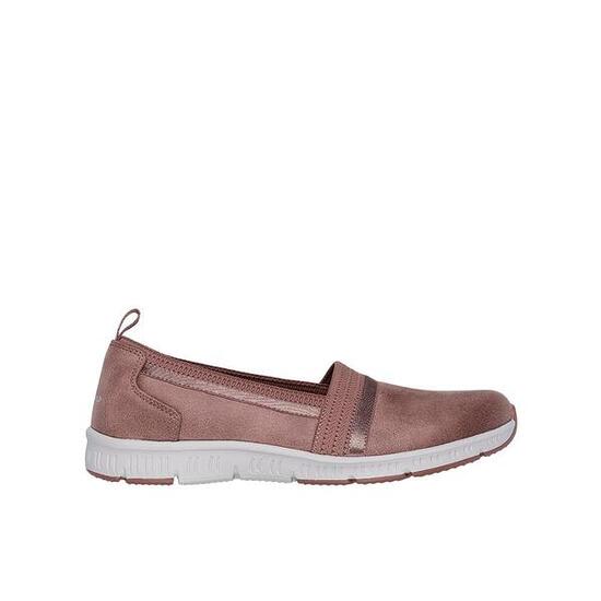 Zapatillas Caminar Mujer Skechers 100687_MVE Rosas sin Cordones