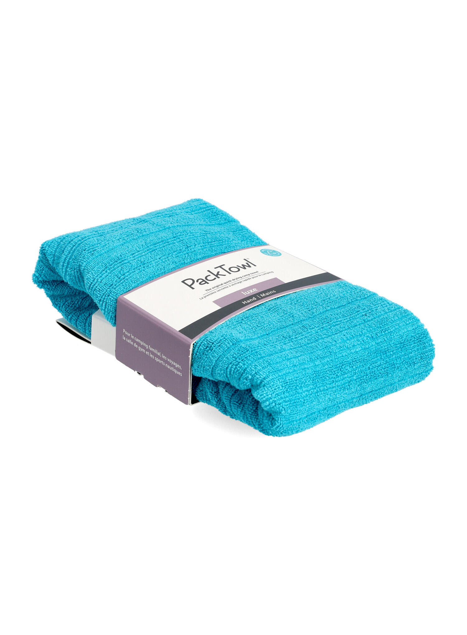 Ręcznik turystyczny PackTowl Luxe Hand - lake blue 3/6