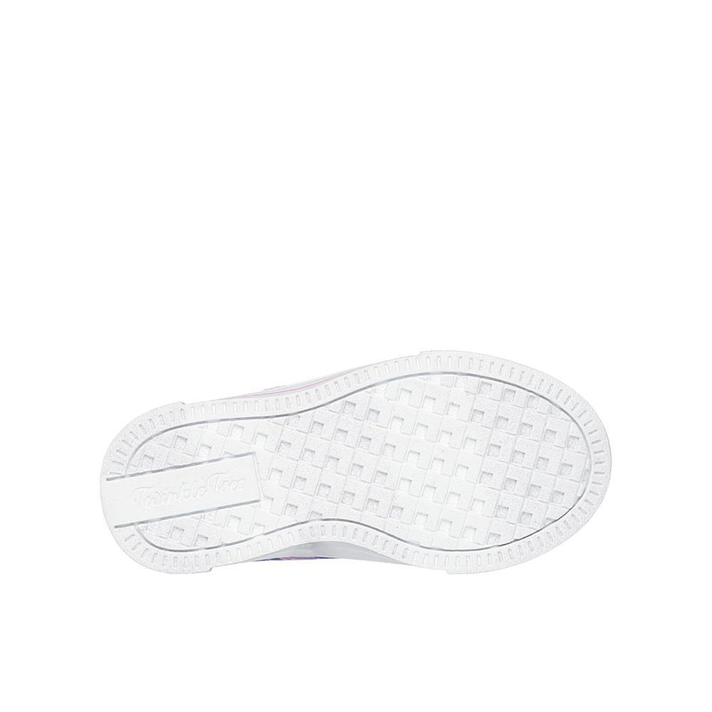 Brilho do Skechers Kid Faz Faíscas de Tênis Roxos 4/4