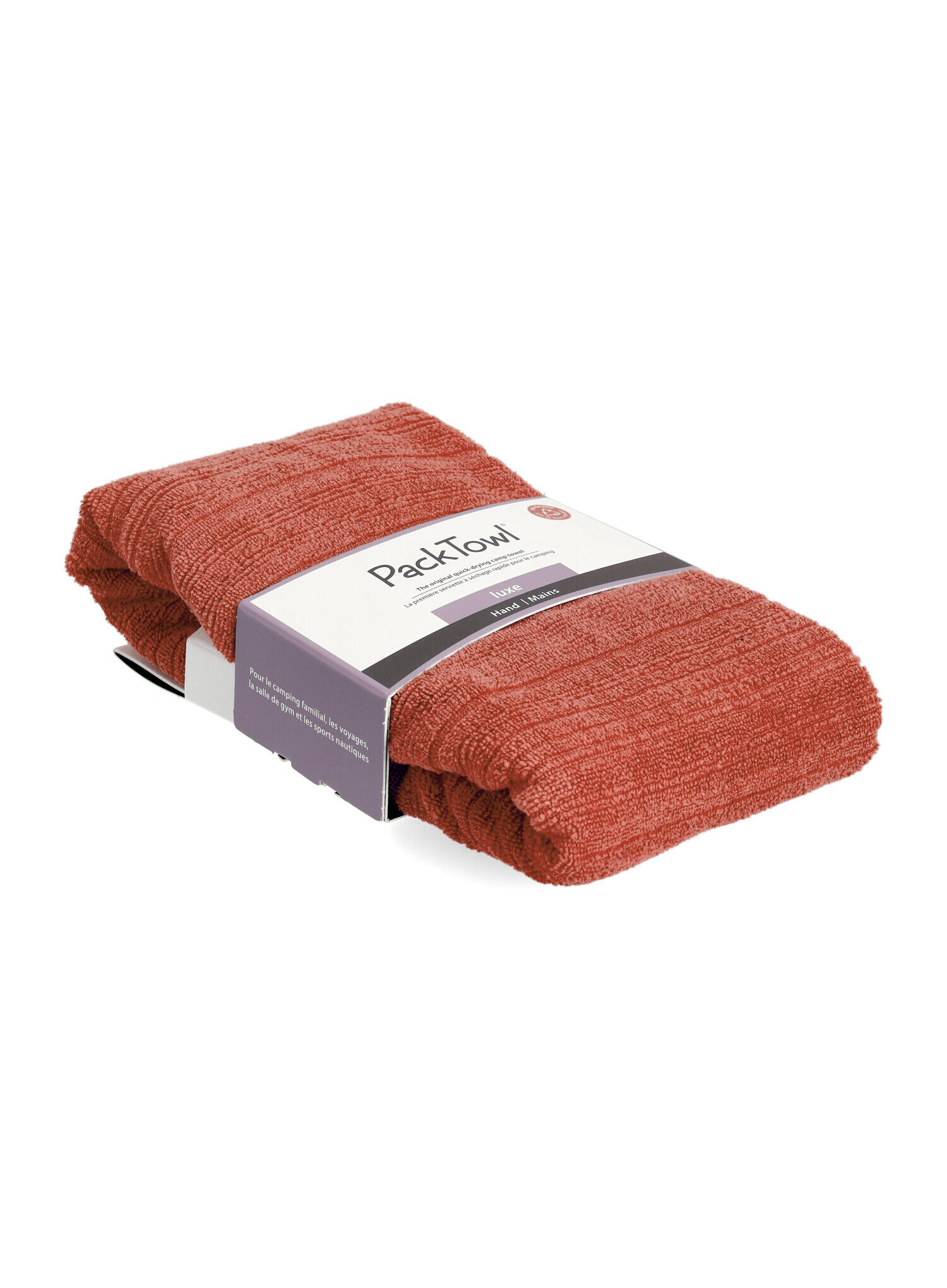 Ręcznik turystyczny PackTowl Luxe Hand - terracotta 3/6