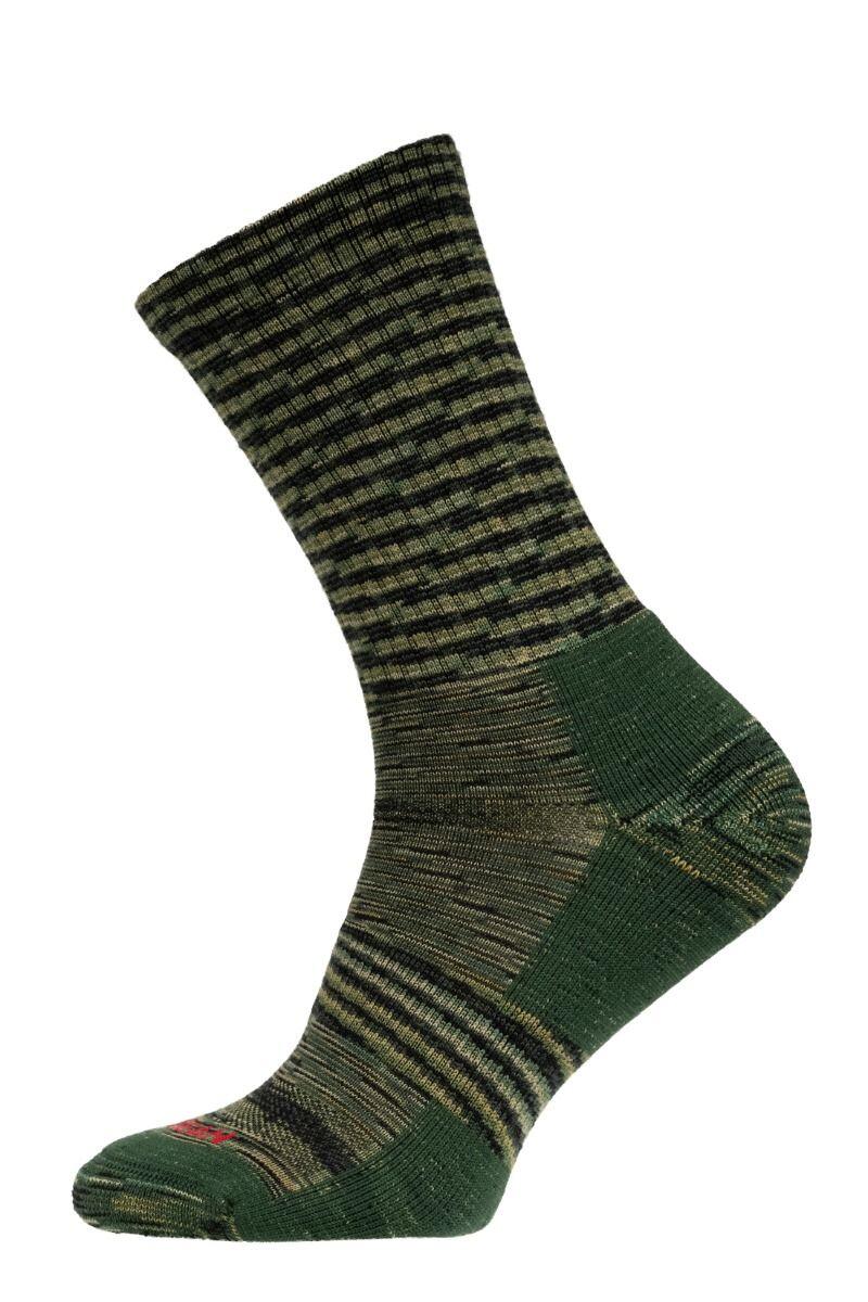 NA GIEAN Calze trekking adulto Na Giean Medium Weight Space Dyeing Crew verde