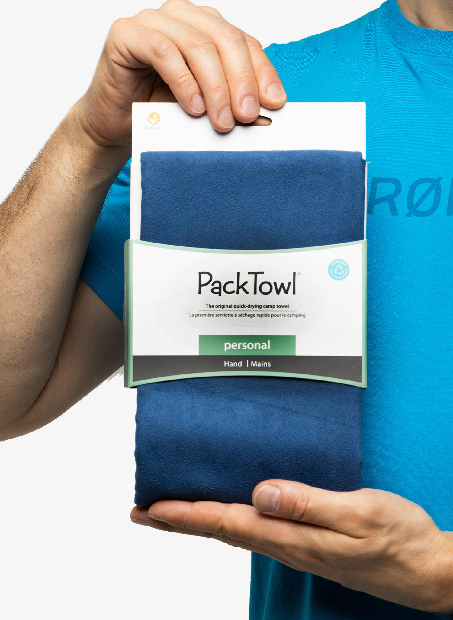 Ręcznik szybkoschnący PackTowl Personal Hand - midnight 6/6