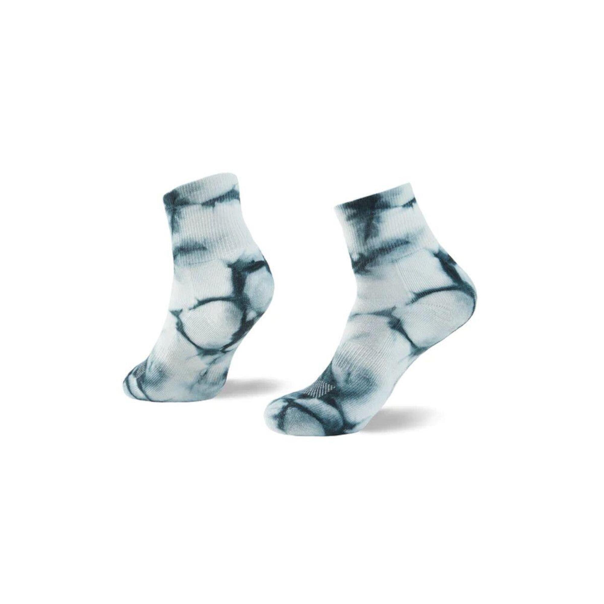 NA GIEAN Trekingové ponožky Medium Weight Tie-Dyed Micro Monochrome