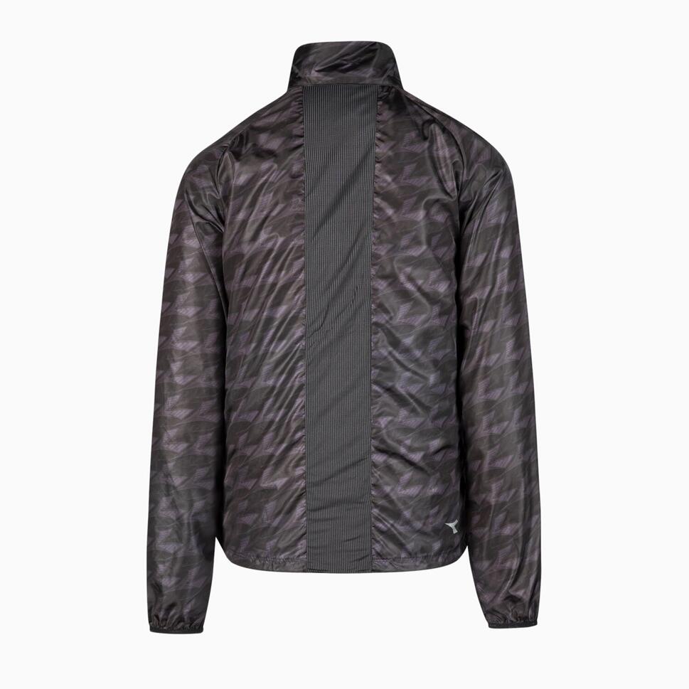 Kurtka Diadora Windbreaker, Czarny, Mężczyźni