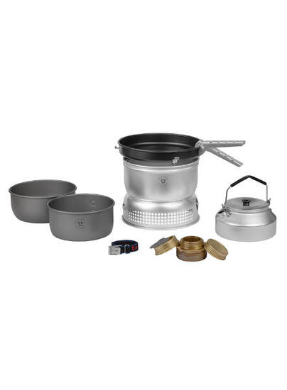 mit Wasserkessel Sturmkocher Set groß 25-0 UL-HA Spiritus
