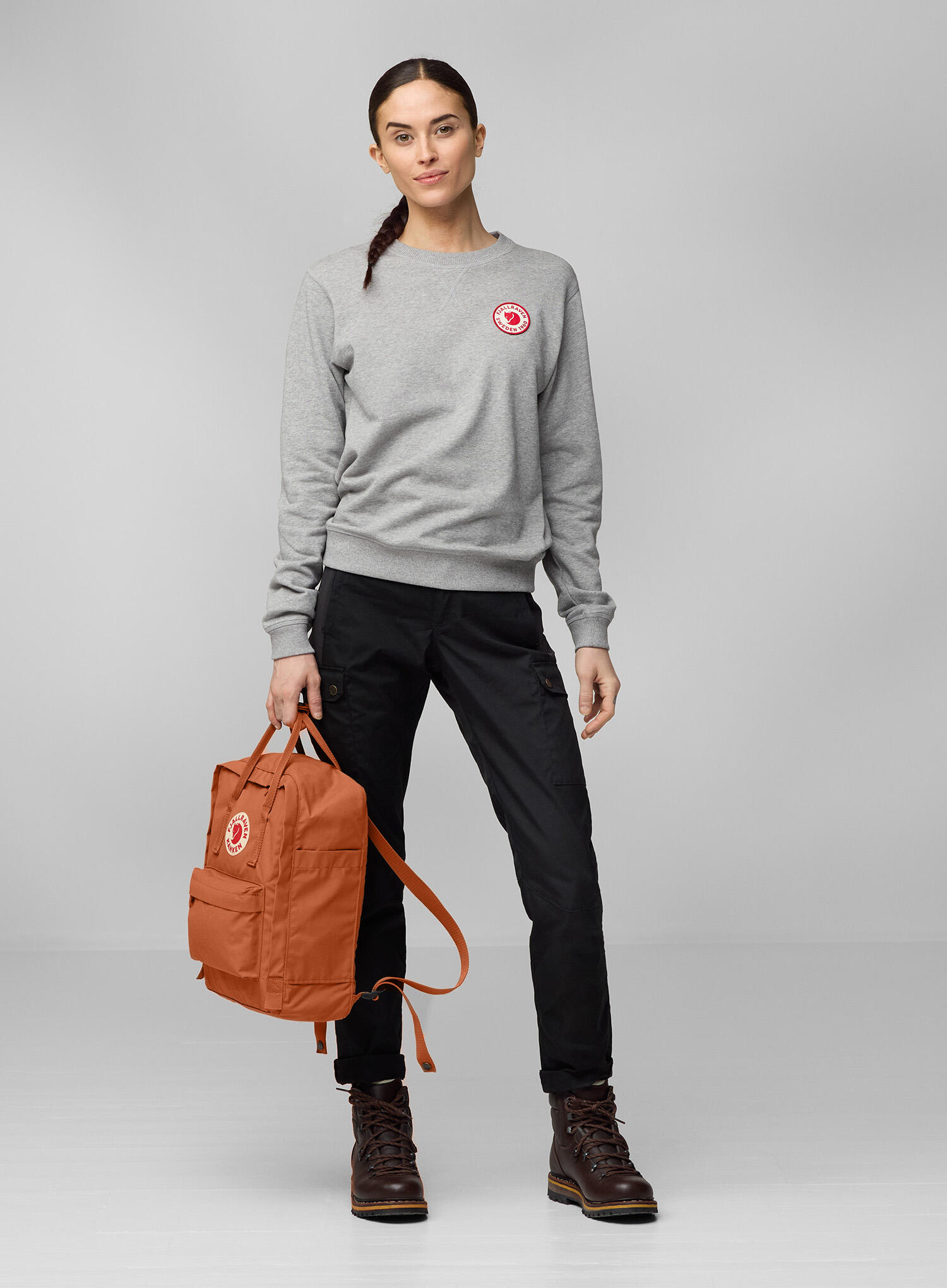 Mochilas universal para crianças Fjallraven Kanken Terracotta Brown 6/7