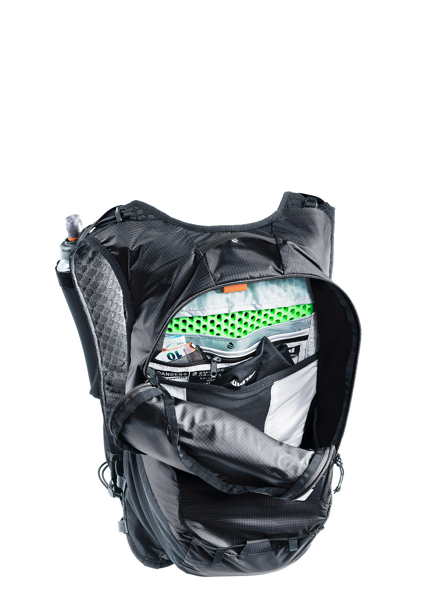 Sac à dos Deuter Ascender 7 7L noir ultraléger 315g matériaux recyclés bluesign 7/7