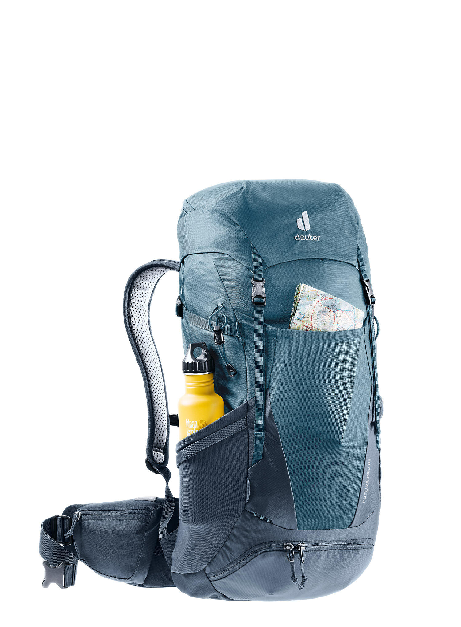 Sac à dos randonnée Deuter Futura Pro 36 L bleu/gris Aircomfort Sensic Pro 5/7