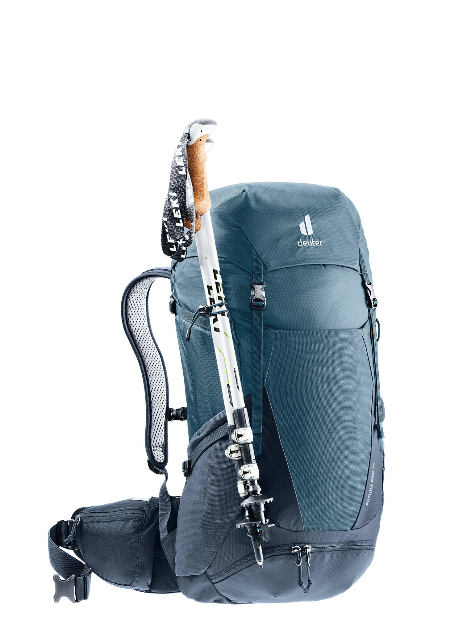 Sac à dos randonnée Deuter Futura Pro 36 L bleu/gris Aircomfort Sensic Pro 4/7