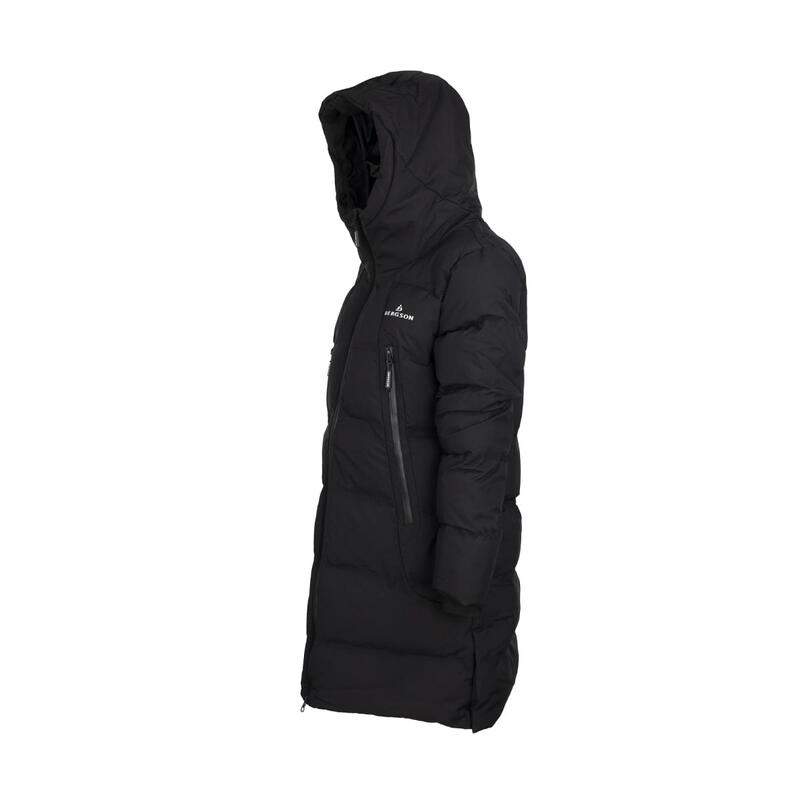Palton călduros damă BERGSON Snow Leopard Primaloft