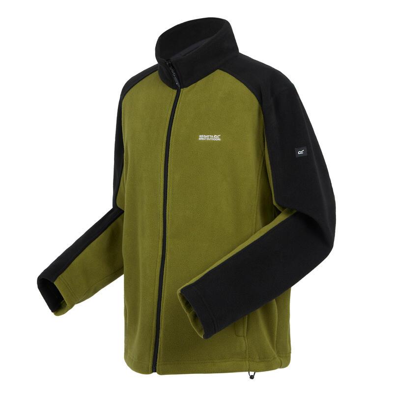 Veste Polaire HEDMAN Homme (Vert Néphrite / Noir)