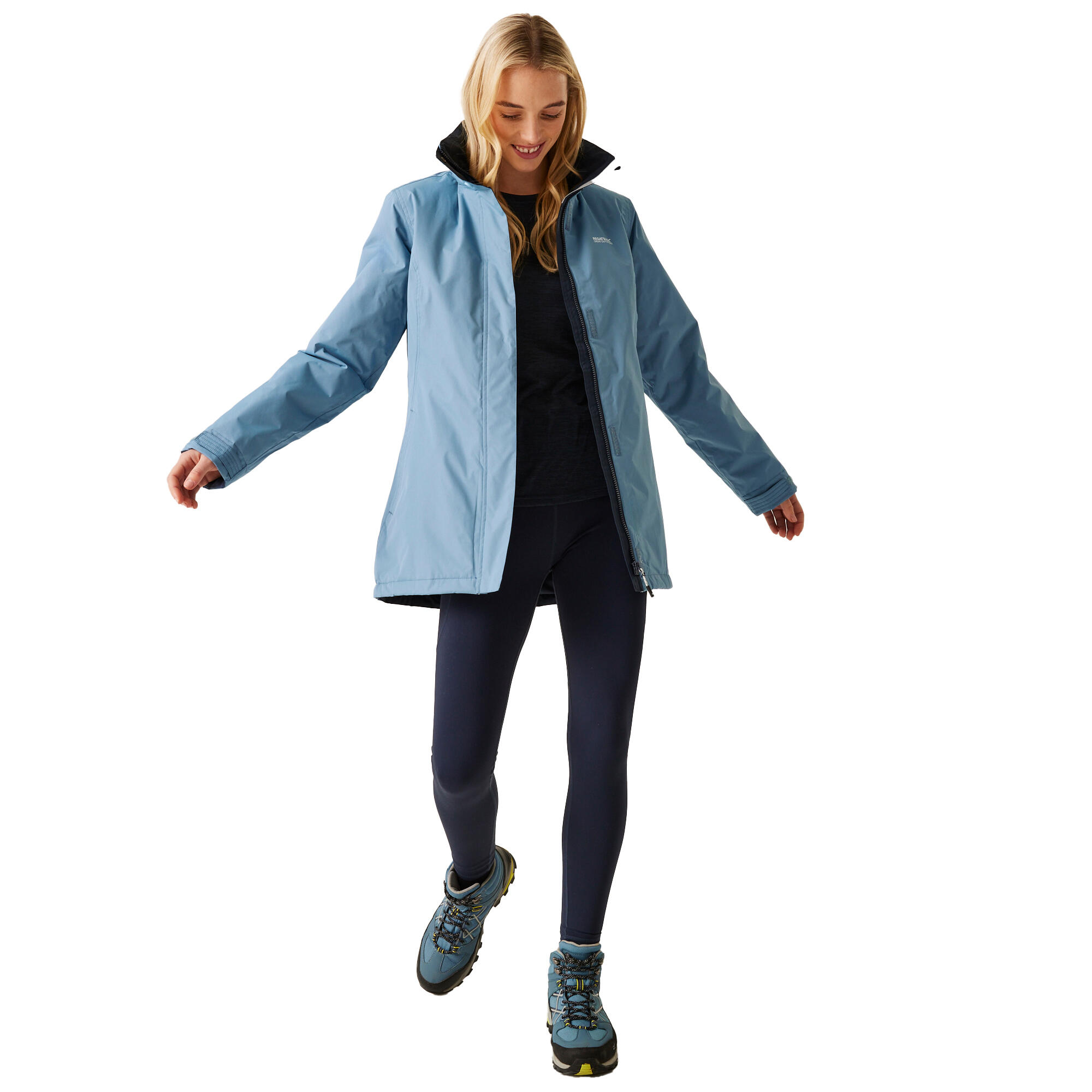 Dames Blanchet II Jas (Koronet Blauw) 3/4