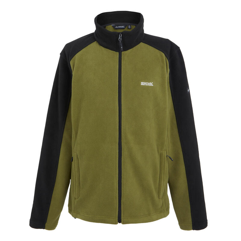Veste Polaire HEDMAN Homme (Vert Néphrite / Noir)