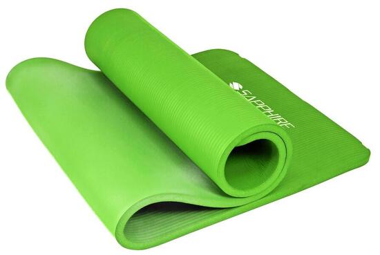 Mata do ćwiczeń jogi fitness Sapphire 1,5cm