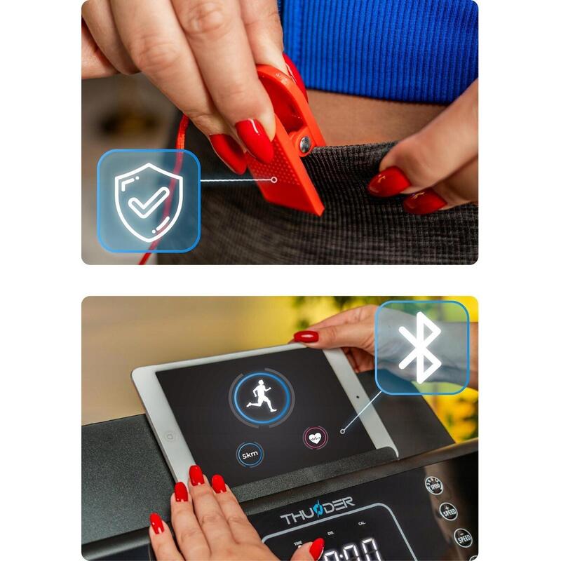 Skládací elektrický běžecký pás Thunder REVO
