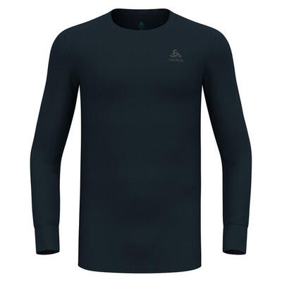 Odlo bl top crew neck l/s active warm eco thermoshirt dark sapphire s