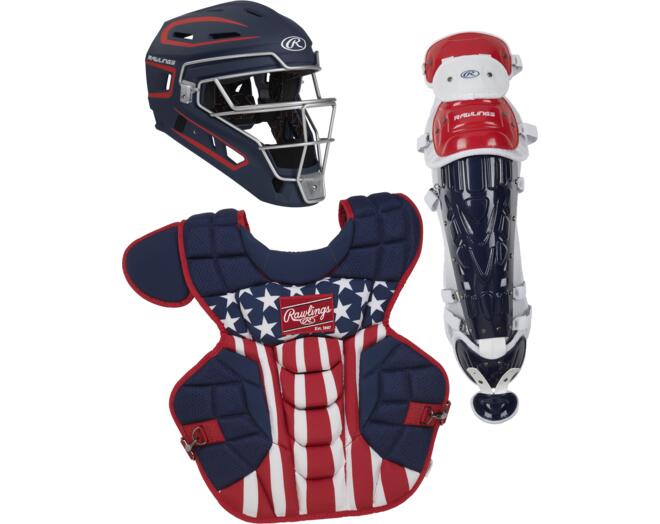 Rawlings CSV2A Velo 2.0 Adult Catcher's Set Farbe Navy/Weiß 2/5