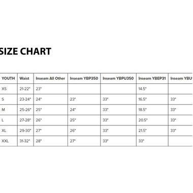 Pantaloni semi-rilassanti Rawlings YPRO150 per ragazzi, taglia L, bianchi 2/2